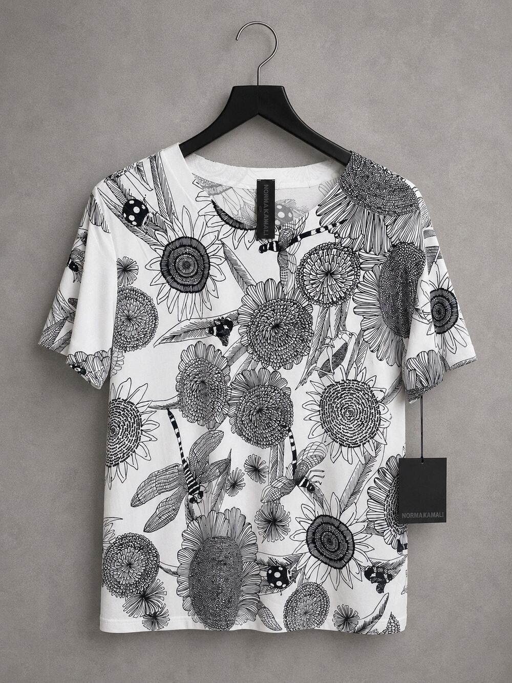 NWT: Norma Kamali Odonata Print Shirt in a S / 36